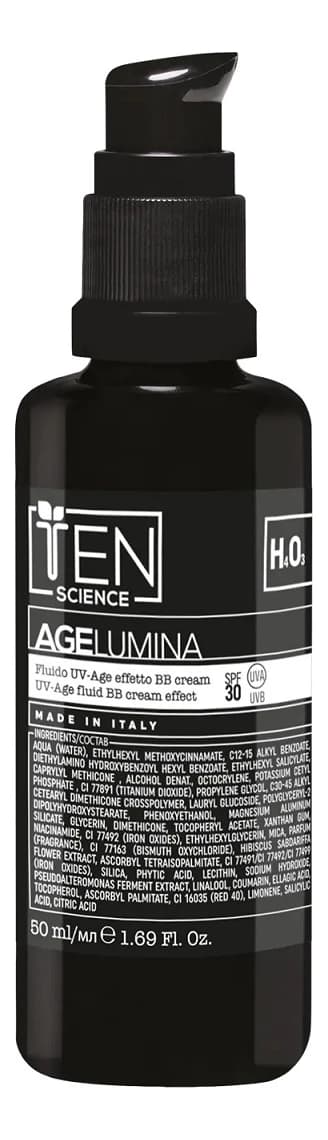 Ten Science Солнцезащитный флюид для лица с эффектом BB крема Age Lumina UV-Age Fluid SPF30