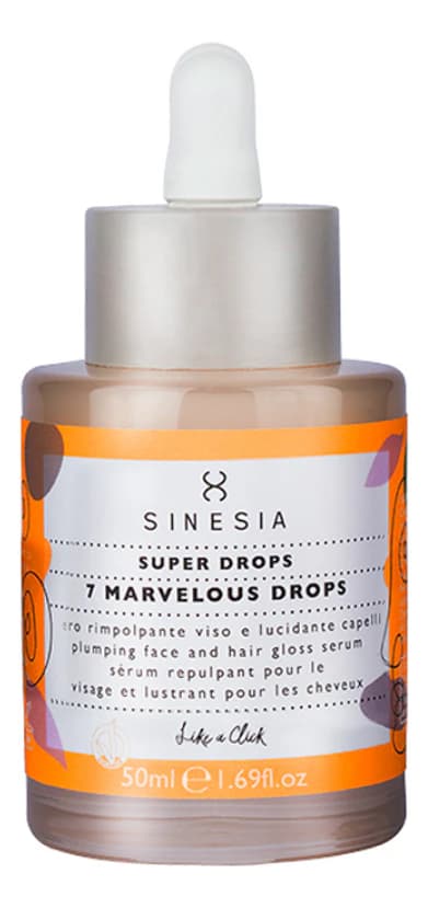 SINESIA Обогащенная сыворотка для лица и волос Super Drops 7 Marvelous Drops