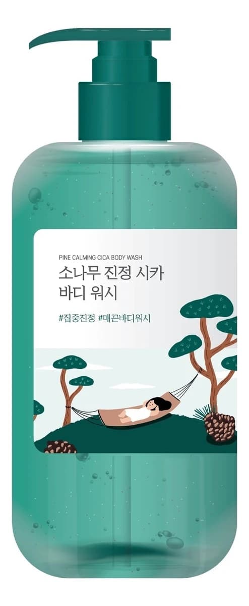 Round Lab Гель для душа с экстрактом сосны и центеллы азиатской Pine Calming Cica Body Wash