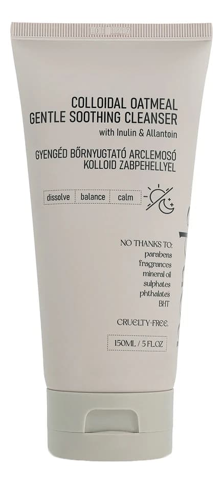 NERDS Успокаивающий очищающий гель для лица Colloidal Oatmeal Gentle Soothing Cleanser