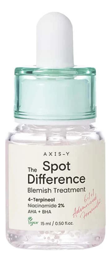 AXIS-Y Локальная сыворотка для лица против акне с 2% ниацинамида 6+1+1 Spot The Difference Blemish Treatment