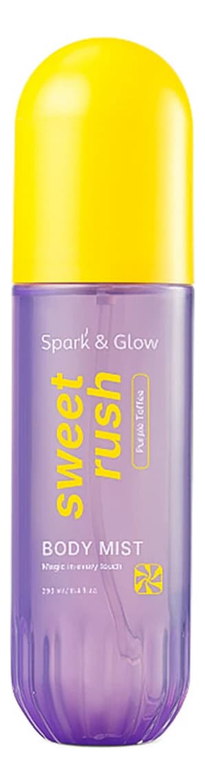 Spark & Glow Мист для тела и волос с ароматом соленой карамели Body & Hair Mist Purple Toffee