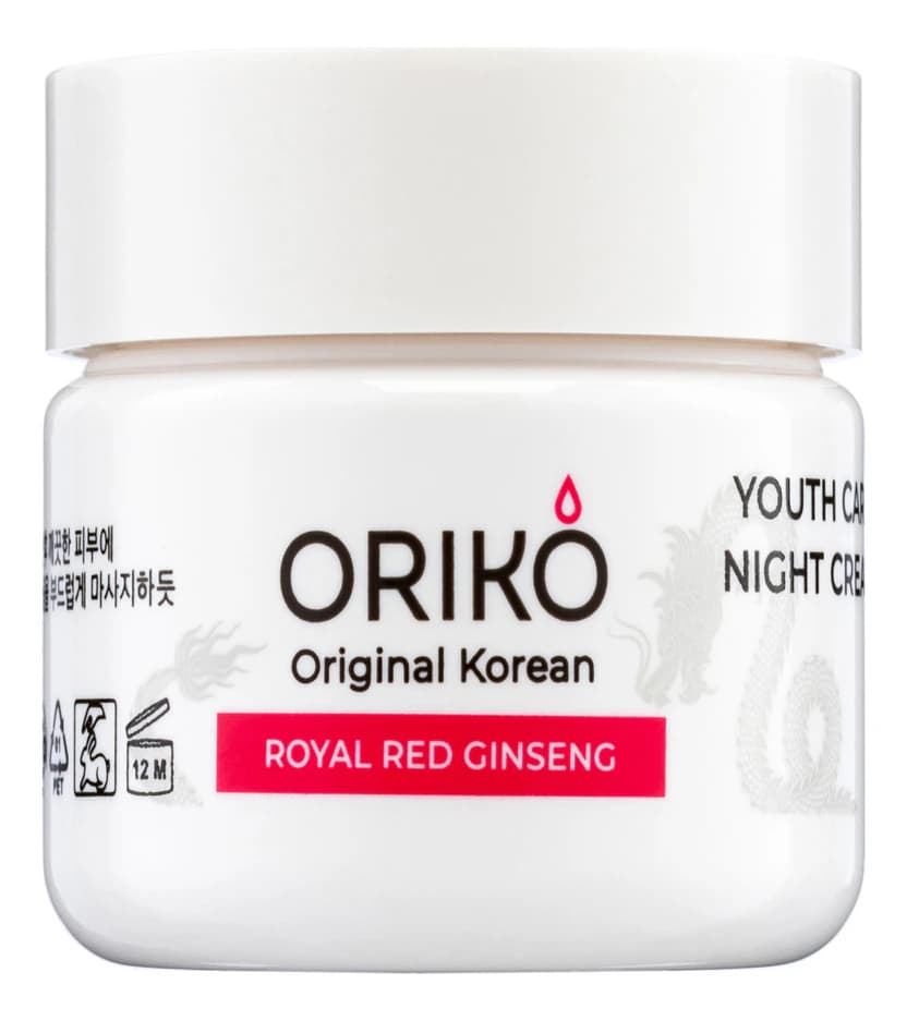 ORIKO Обновляющий ночной крем для лица с экстрактом красного женьшеня Royal Red Ginseng Youth Care Night Cream