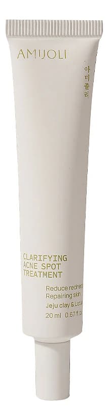 AMIJOLI Гель для точечного применения против акне с ниацинамидом Clarifying Spot Treatment Jeju Clay & Lotus