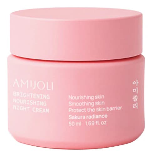 AMIJOLI Ночной крем с экстрактом сакуры и транексамовой кислотой Brightening Nourishing Night Cream Sakura Radiance