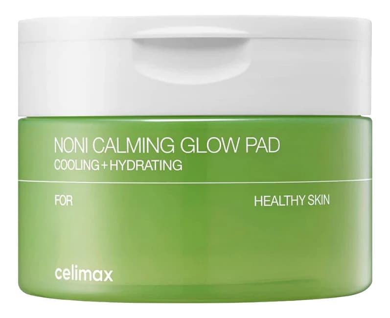 Celimax Успокаивающие пэды для лица с экстрактом нони The Real Noni Calming Glow Pad Пэды