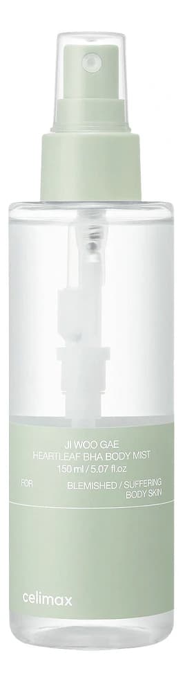 Celimax Спрей для тела против акне Ji Woo Gae Heartleaf BHA Body Mist