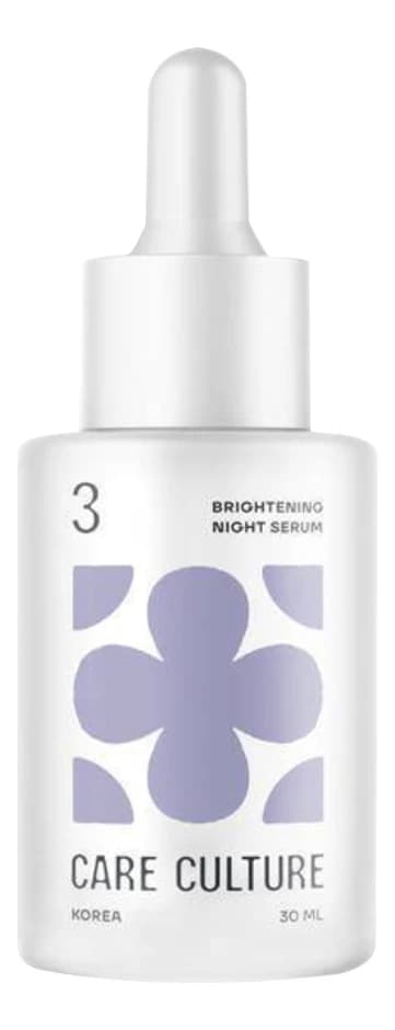 CARE CULTURE Ночная выравнивающая тон сыворотка для лица Brightening Night Serum