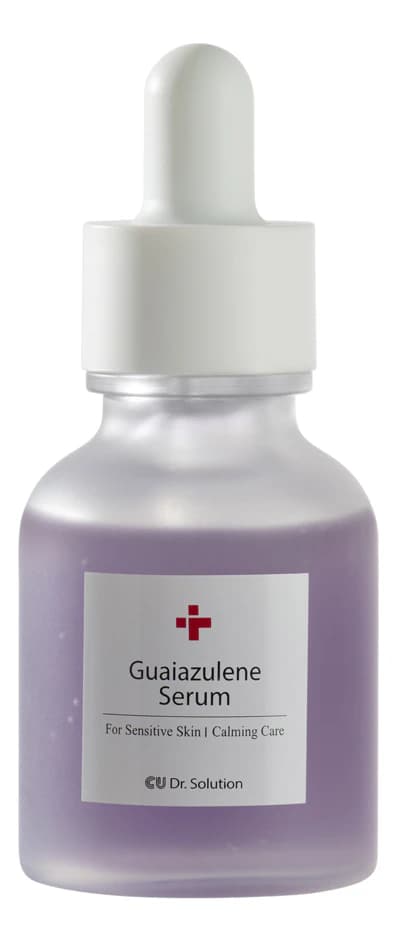 CUSKIN Успокаивающая сыворотка для лица с гвайазуленом Dr.Solution Guaiazulene Serum