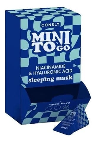 Consly Ночная маска с ниацинамидом и гиалуроновой кислотой Mini To Go Niacinamide & Hyaluronic Acid 25*