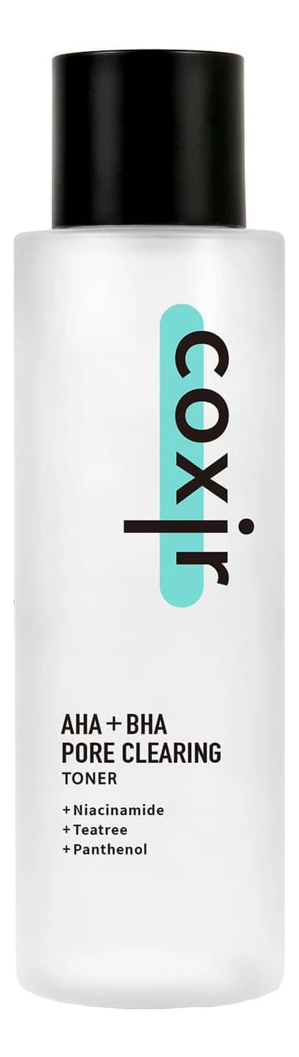 Coxir Обновляющий пилинг-тонер с кислотами AHA + BHA Pore Clearing Toner