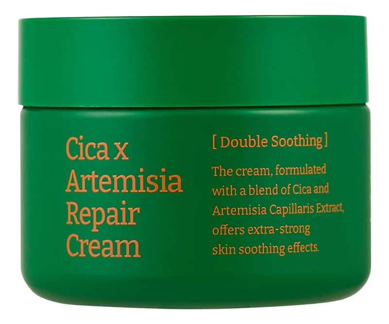VELY VELY Успокаивающий крем для лица с экстрактом полыни и центеллы Cica X Artemisia Repair Cream