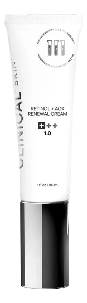Clinical Skin Обновляющий крем для лица с ретинолом и антиоксидантами Retinol + AOX Renewal Cream