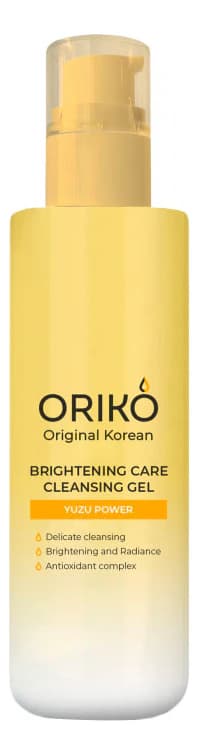 ORIKO Гель для умывания с экстрактом юдзу Brightening Care Cleansing Gel With Yuzu Extract