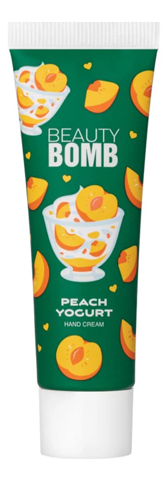 Beauty Bomb Крем для рук с ароматом персикового йогурта Peach Yogurt Hand Cream