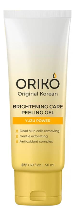 ORIKO Гель-скатка для лица с экстрактом юдзу Brightening Care Glow Peel Gel With Yuzu Extract