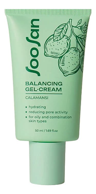 SOOSAN Гель-крем для жирного типа кожи с экстрактом каламанси Balancing Gel-Cream With Calamansi