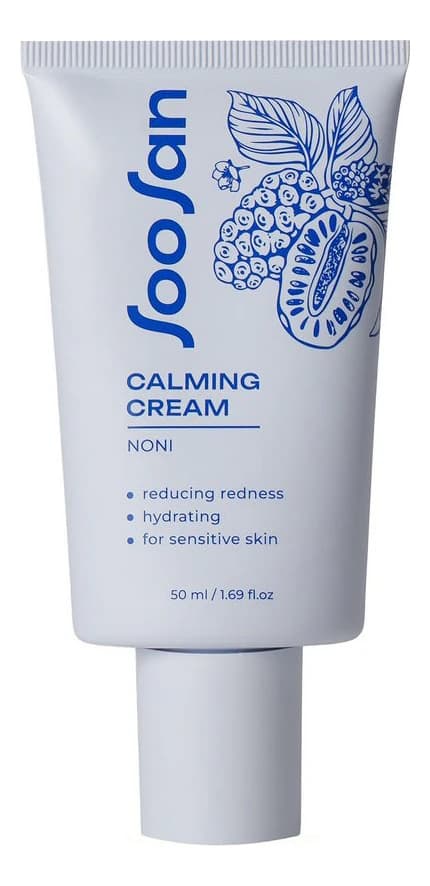 SOOSAN Успокаивающий крем для лица с экстрактом нони Calming Cream With Noni