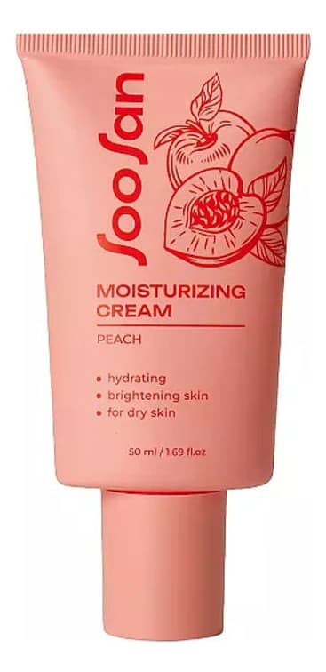 SOOSAN Увлажняющий крем для лица с экстрактом персика Moisturizing Cream With Peach