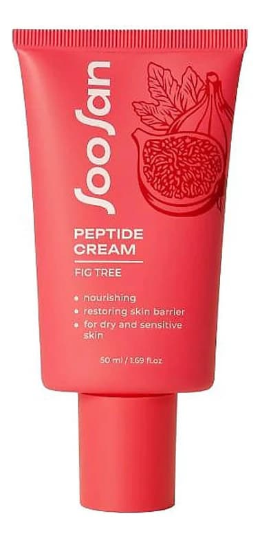 SOOSAN Питательный крем для лица с экстрактом инжира и пептидами Peptide Cream With Fig Tree