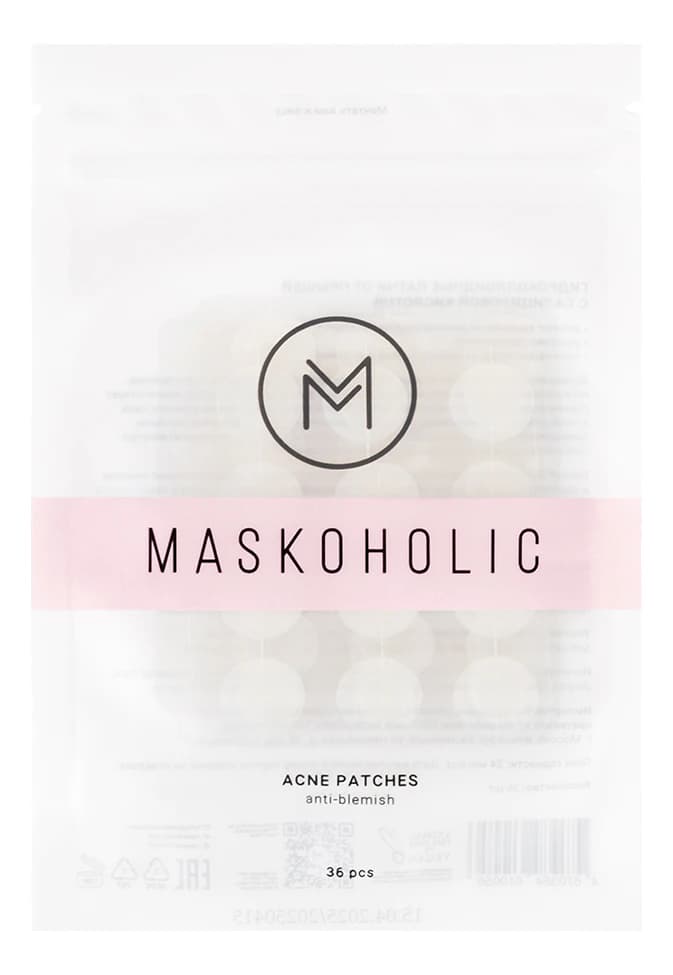Maskoholic Гидроколлоидные патчи для лица с салициловой кислотой Anti-Blemish Acne Patches