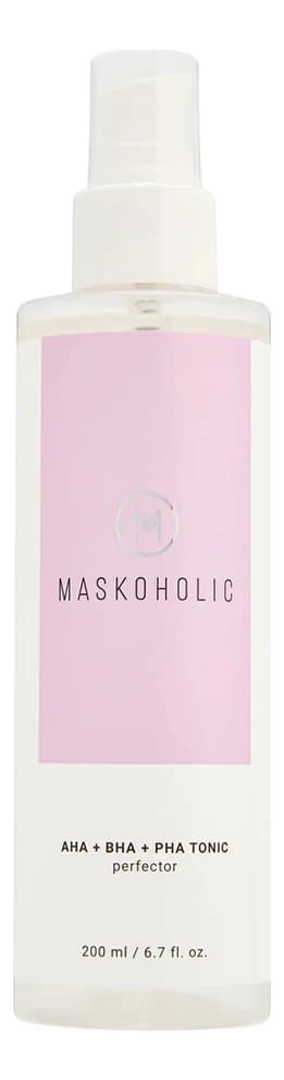 Maskoholic Тоник для лица с кислотами Perfector AHA + BHA + PHA Tonic
