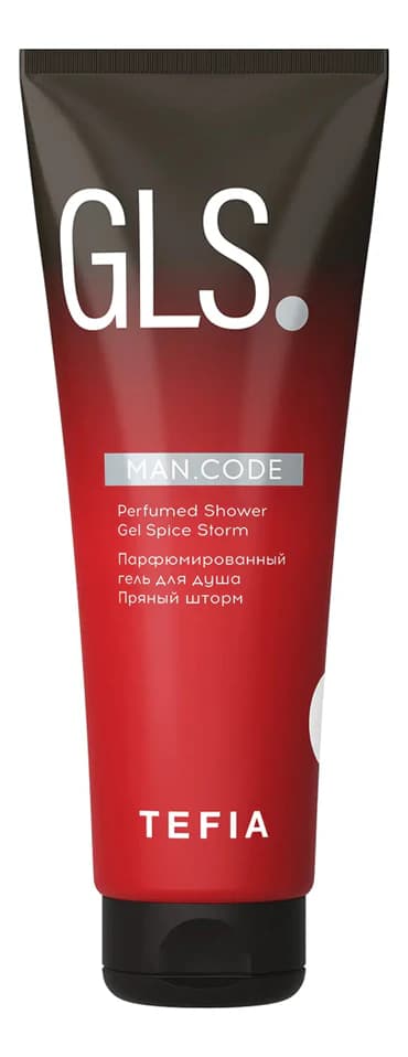 Tefia Парфюмированный гель для душа Пряный шторм Man.Code Perfumed Shower Gel