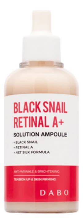 DABO Сыворотка для лица с муцином улитки и ретиналем Black Snail Retinal A+ Solution Ampoule