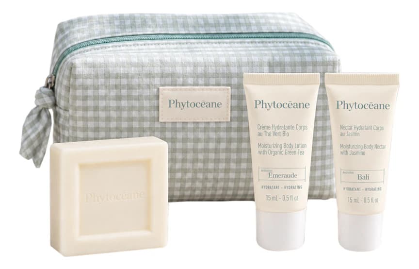 PHYTOCEANE Набор Идеальное тело (крем + лосьон 15мл + мыло 100г + косметичка