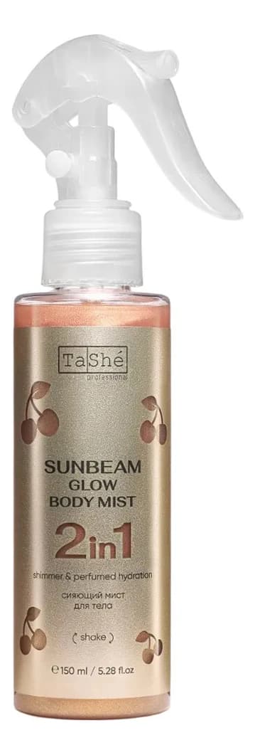 TaShe Сияющий мист для тела Sunbeam Glow Body Mist 2 In 1
