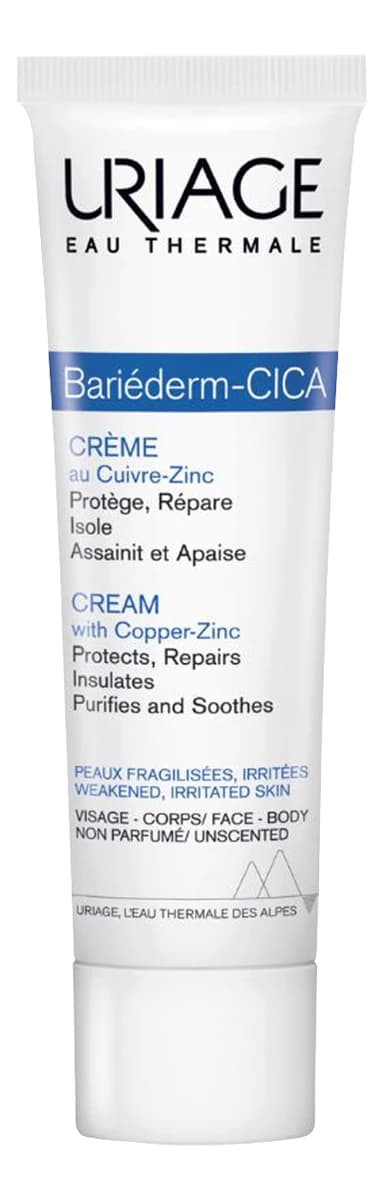 Uriage Восстанавливающий крем с цинком и медью Bariederm-Cica Creme Крем