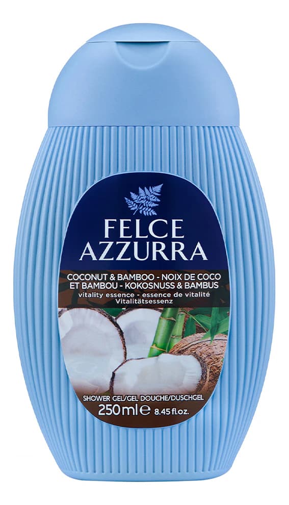 Felce Azzurra Парфюмированный гель для ванны и душа Кокос и бамбук Coconut & Bamboo Bodywash Гель