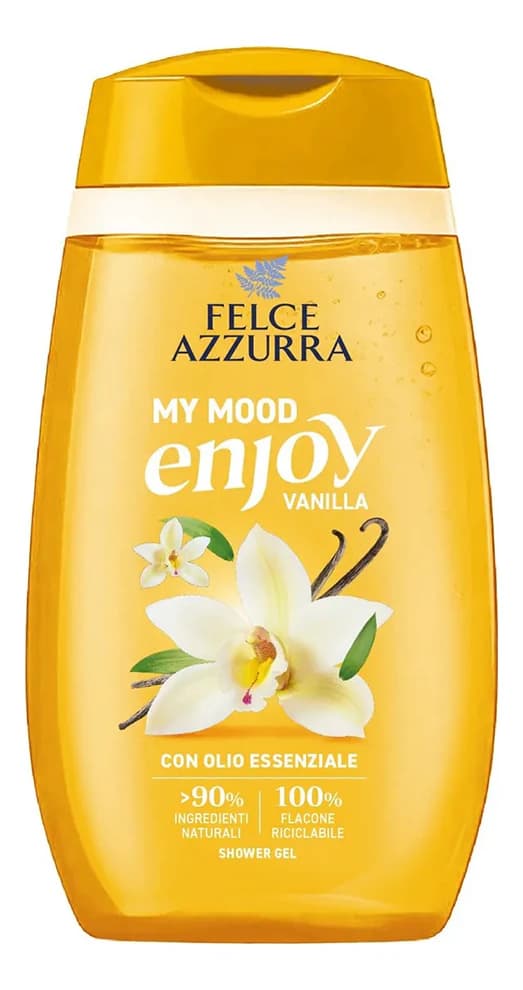 Felce Azzurra Гель для душа с ароматом ванили My Mood Enjoy Vanilla Shower Gel