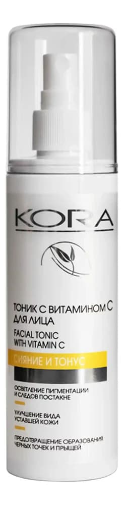 KORA Тоник с витамином С для лица Сияние и тонус Facial Tonic