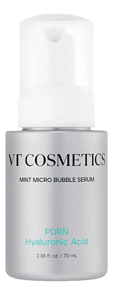 VT Cosmetics Пузырьковая сыворотка для лица PDRN Hyaluronic Acid Mint