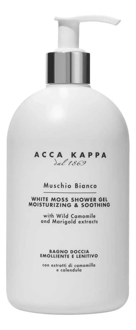Acca Kappa Гель для душа Muschio Bianco White Moss Shower Gel Moisturing & Soothing