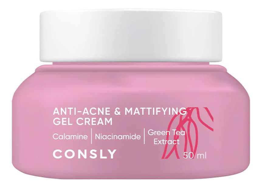Consly Матирующий крем-гель для лица So Basic Anti-Acne & Mattifying Gel Cream
