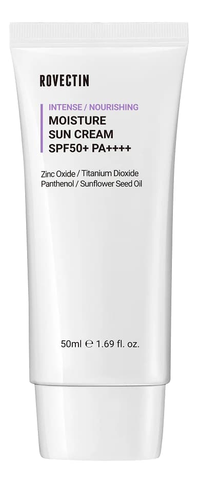 ROVECTIN Интенсивно увлажняющий солнцезащитный крем для лица Intense Moisture Sun Cream SPF50+ PA++++