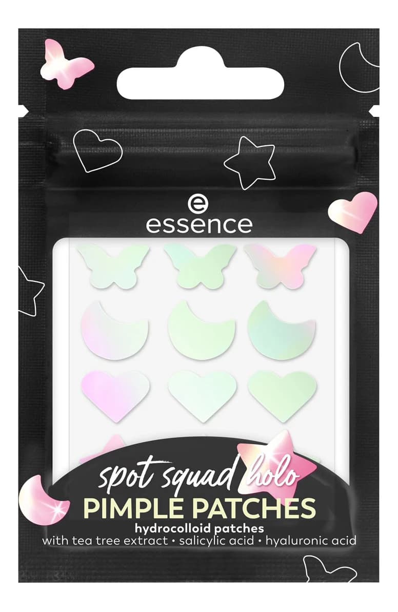 essence Патчи от прыщей Spot Squad Holo Pimple Patches
