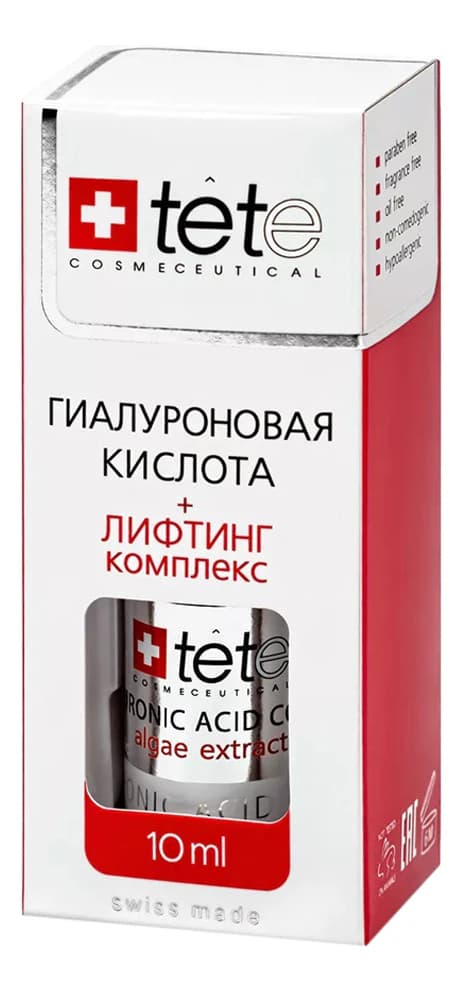 TETe Cosmeceutical Средство для разглаживания морщин Гиалуроновая кислота + лифтинг комплекс Hyaluronic Acid & Lifting