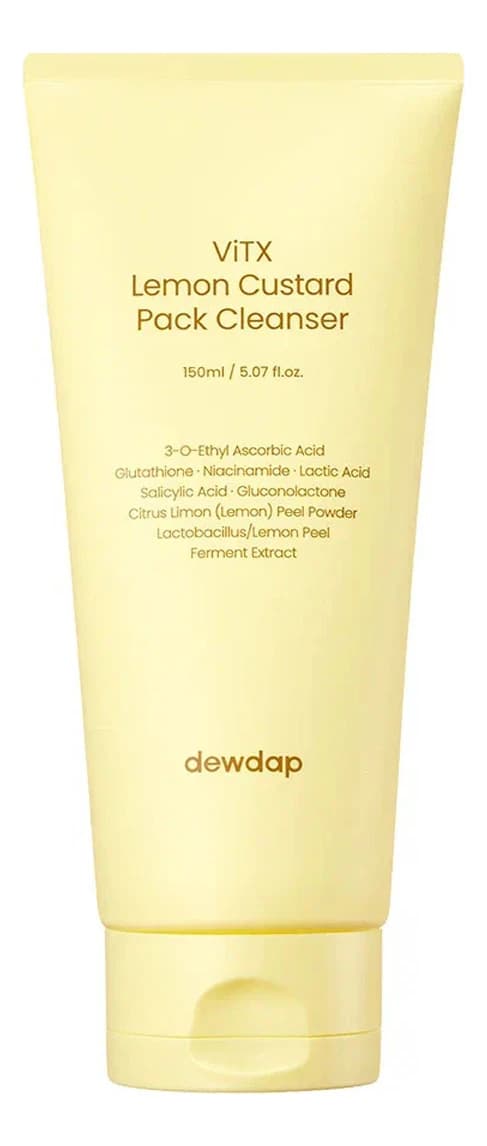dewdap Осветляющая пенка-маска для лица ViTX Lemon Custard Pack Cleanser