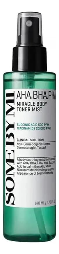 Some By Mi Очищающий тонер-мист для тела AHA-BHA-PHA 30 Days Miracle Body