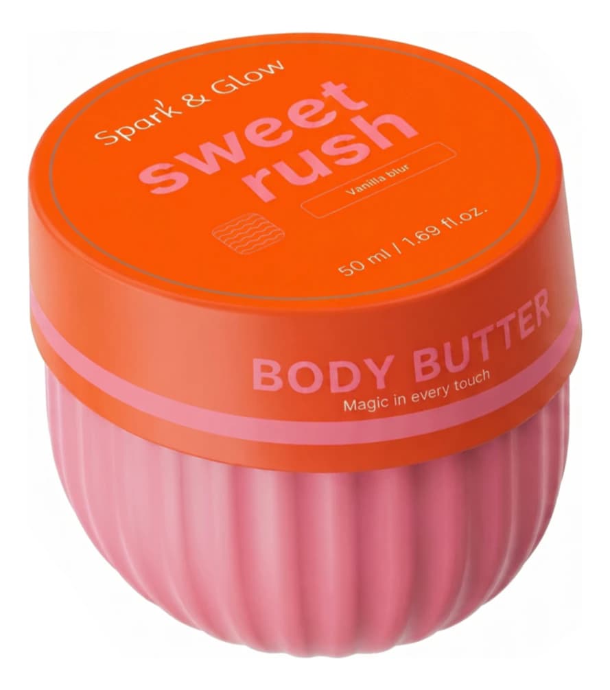 Spark & Glow Баттер для тела с ароматом кокоса и цветочной ванили Body Butter Vanilla Blur