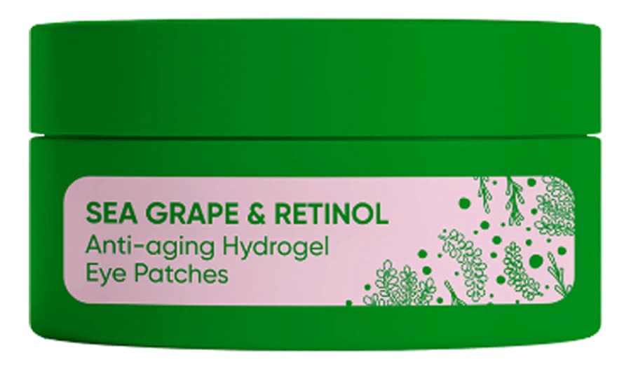 Weprove Антивозрастные гидрогелевые патчи для кожи вокруг глаз Sea Grape & Retinol Anti-Aging Hydrogel Eye Patches