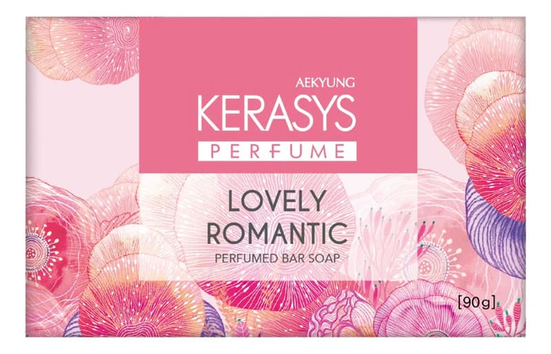 Kerasys Твердое мыло для тела Lovely Romantic Perfumed Bar Soap