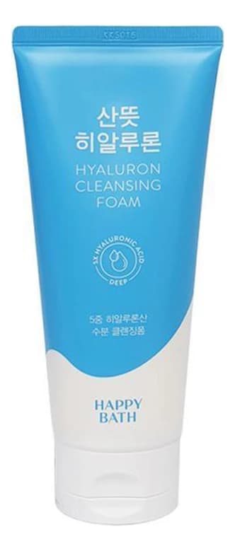 HAPPY BATH Очищающая пенка для лица с гиалуроновой кислотой Hyaluron Cleansing Foam