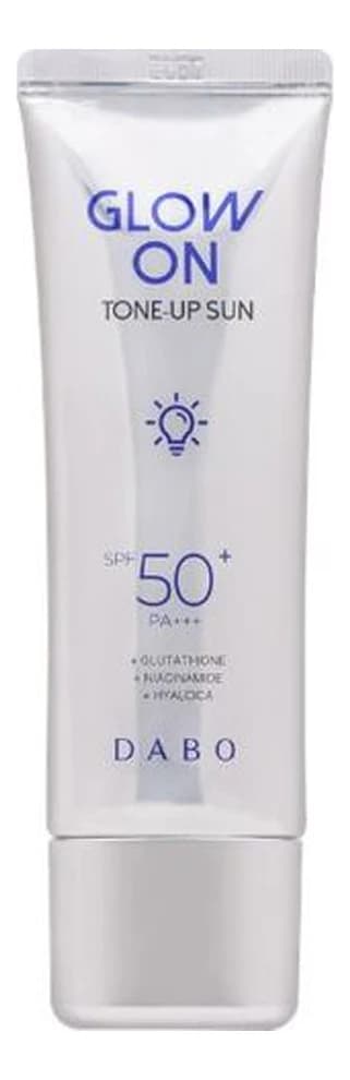 DABO Солнцезащитный крем для лица с эффектом тонирования Glow On Tone-Up Sun SPF 50+ PA+++ Milky white