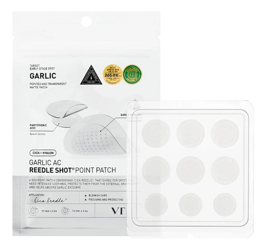 VT Cosmetics Патчи для лица Garlic AC Reedle Shot Point Patch Патчи