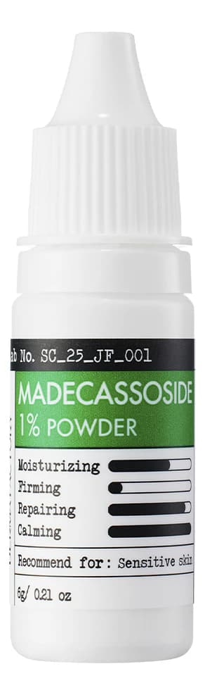Derma Factory Успокаивающая пудра-эссенция для лица с мадекассосидом Madecassoside 1% Powder