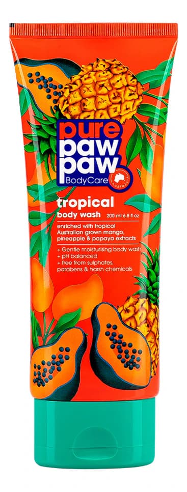 Pure Paw Paw Увлажняющий гель для душа Tropical Body Wash